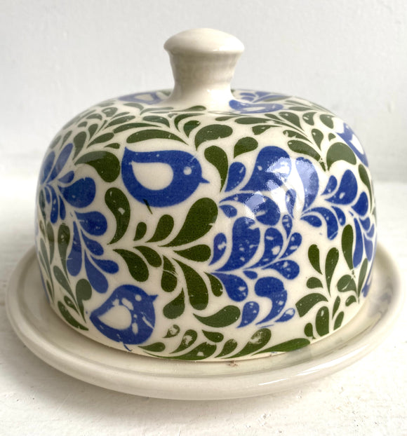 Butter Dish Partridge Family Pattern