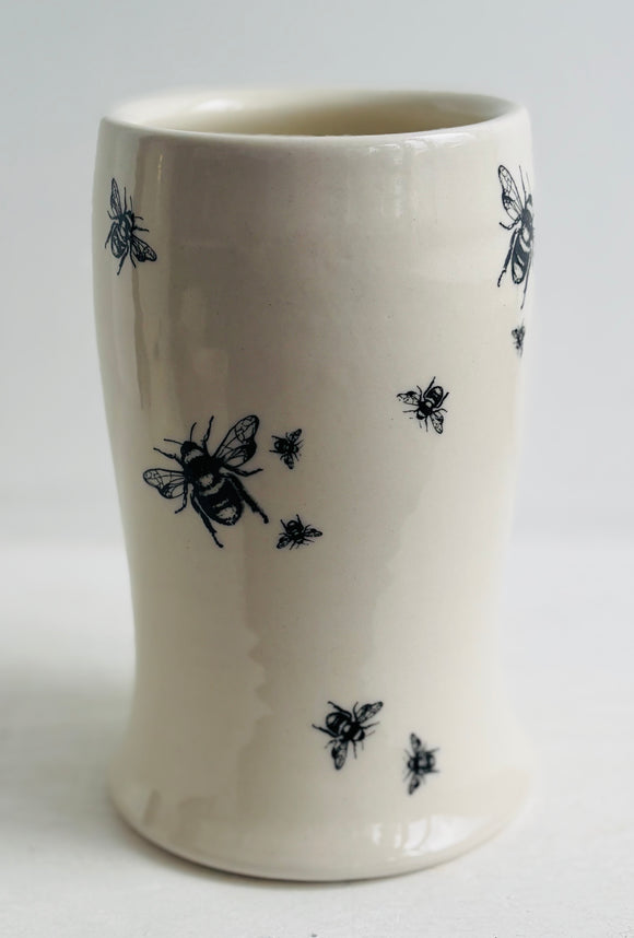 Bee Ware Porcelain Pottery Vase Art Deco Shape