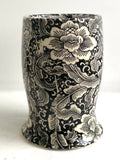 Porcelain Pottery Vase with Lotus Flower/Purple LIner