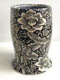 Porcelain Pottery Vase with Lotus Flower/Purple LIner