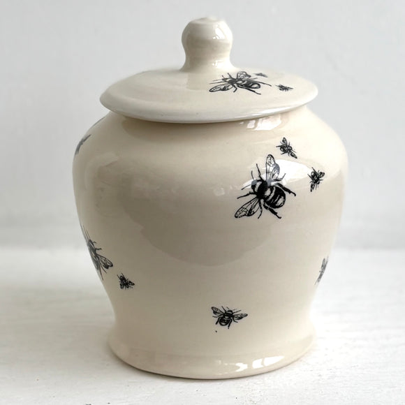 Bee Ware Porcelain Pottery Ginger Jar