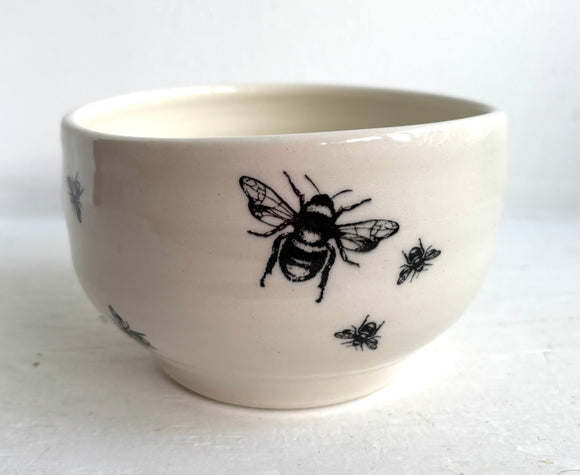 Bee Ware Porcelain Pottery Soup Bowl