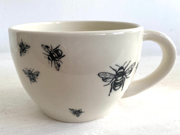 Bee Ware Porcelain Pottery Mug/Latte