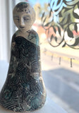 Sculpture: "Still" with Waves and Koi