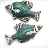 Wall Fish: Freshwater Crappie with Polka Dot Pattern/Right facing (Copy)