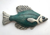 Wall Fish: Freshwater Crappie with Polka Dot Pattern/Right facing (Copy)