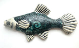 Wall Fish: "Guppy" Girl with Koi in Water/ FEMALE