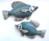 Wall Fish: Freshwater Crappie with Polka Dot Pattern/Right facing