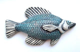 Wall Fish: Freshwater Crappie with Polka Dot Pattern/Right facing