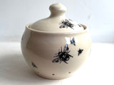 Bee Ware Porcelain Pottery Garlic Keeper