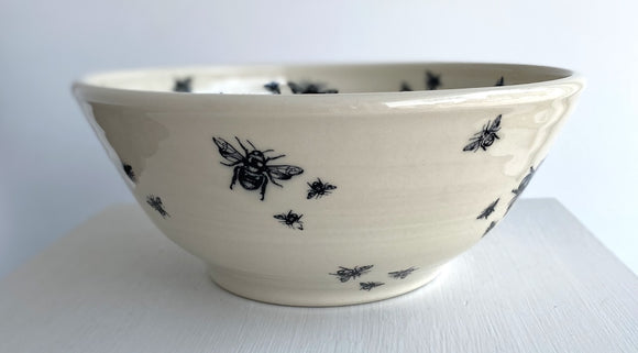 Bee Ware Porcelain Pottery Bowl Large