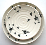 Bee ware Porcelain Pottery Dinner Plate