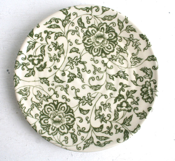 Porcelain Pottery Side Plate Full Lotus Arabesque