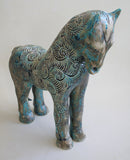 Sculpture: Horse with Energetic Arabesques
